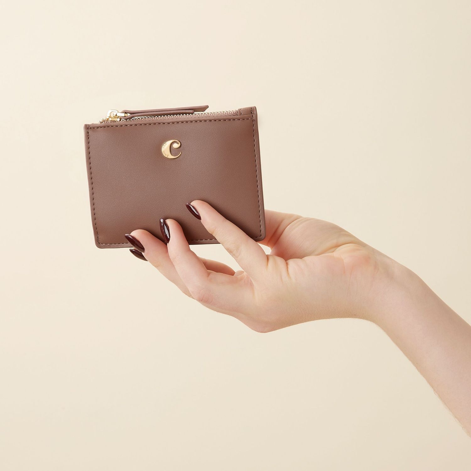 Portmonetka Andrea Light Brown - obrazek 3