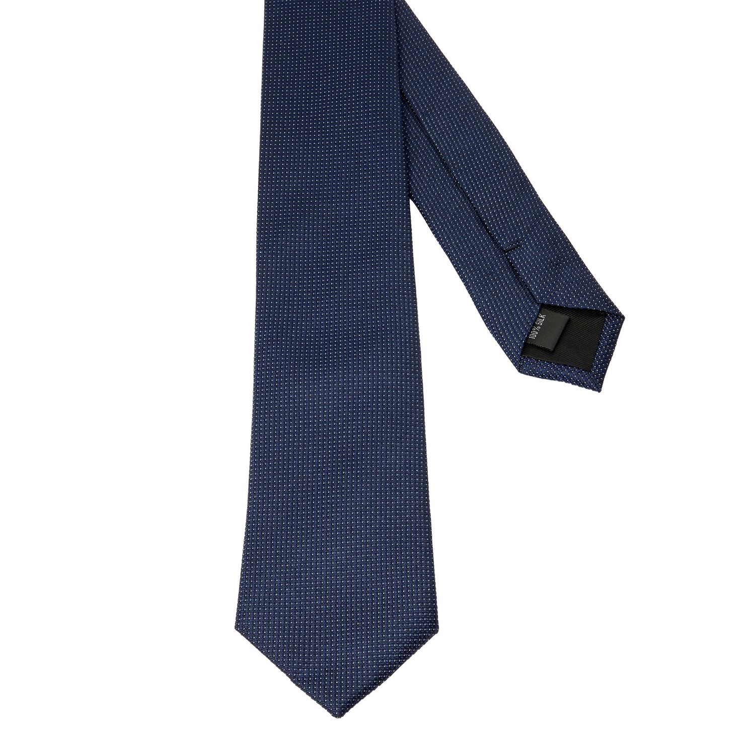Jedwabny Krawat Classicals Navy - obrazek 2