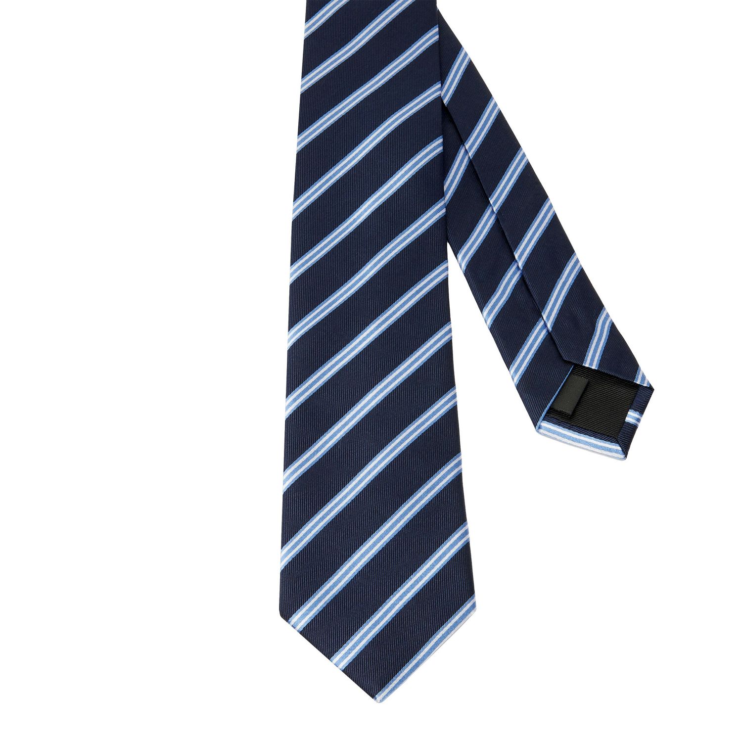 Jedwabny Krawat Prestige Navy - obrazek 2