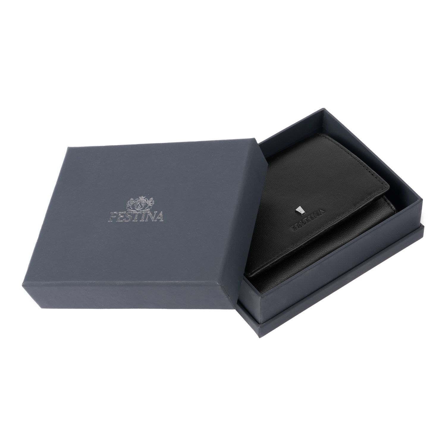 Card holder trifold Classicals Black - obrazek 6