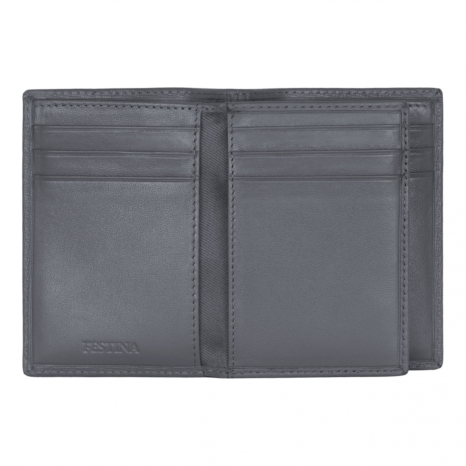 Card holder with flap Chronobike Grey - obrazek 3