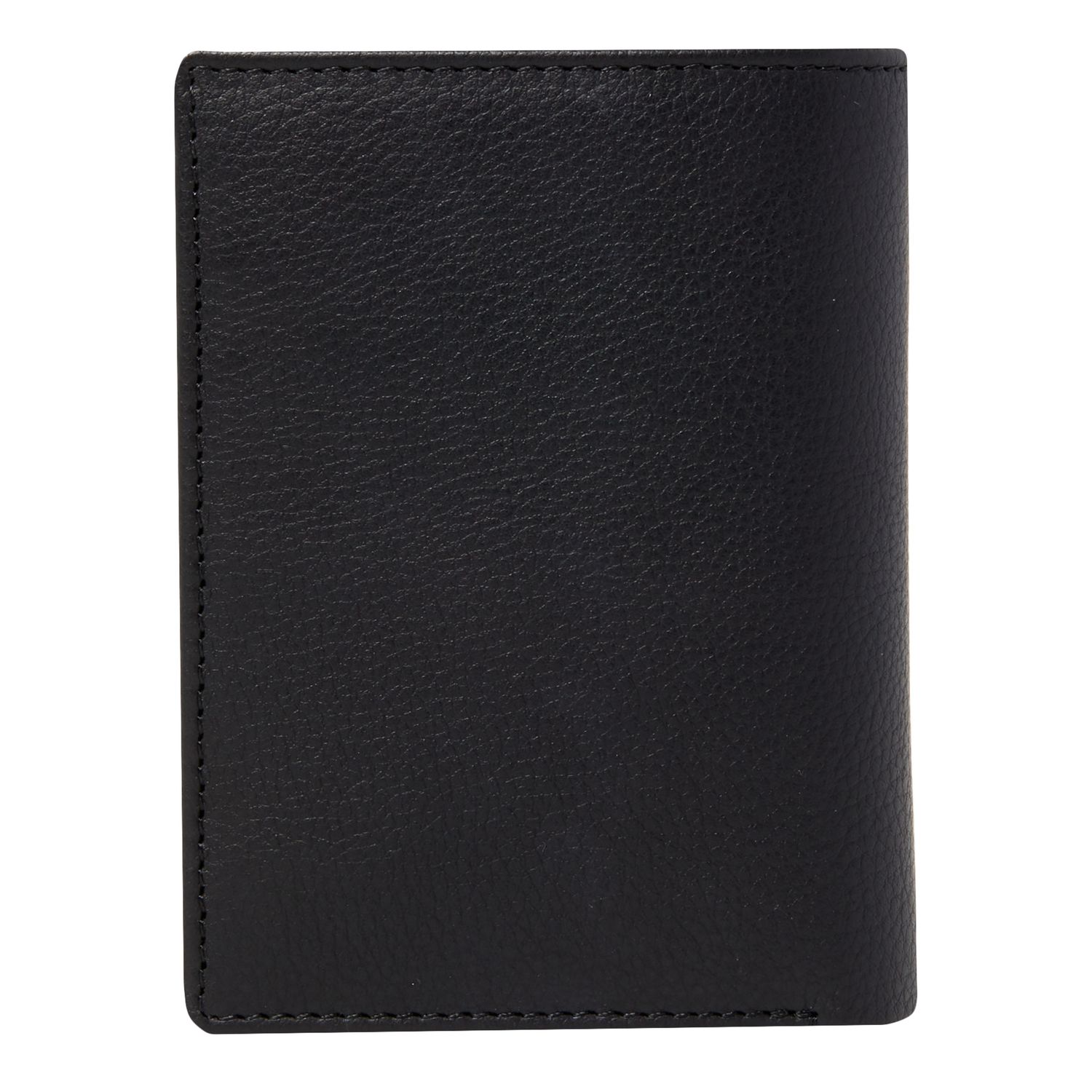 Card holder with flap Button Black - obrazek 5
