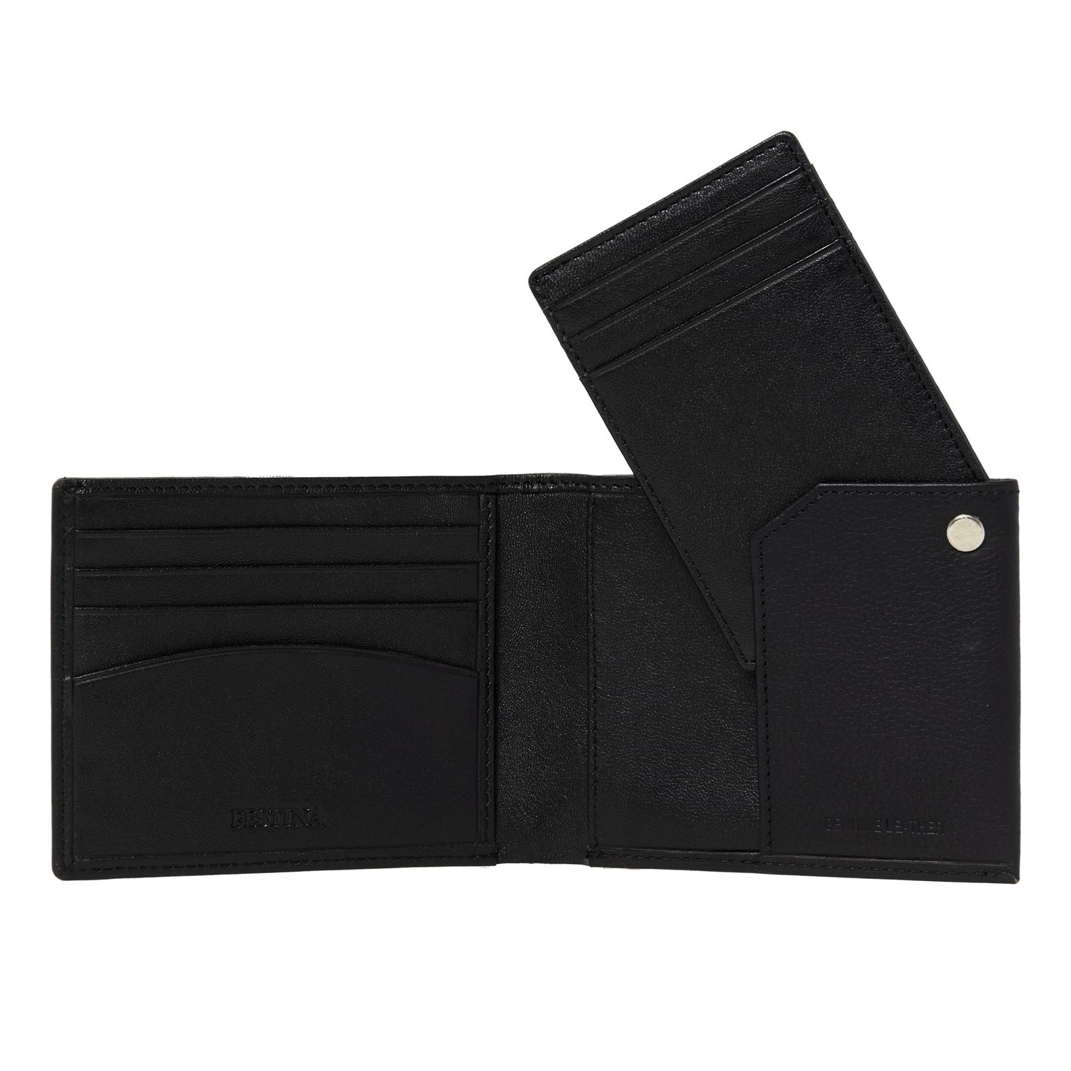 Portfel karty Button Black - obrazek 4