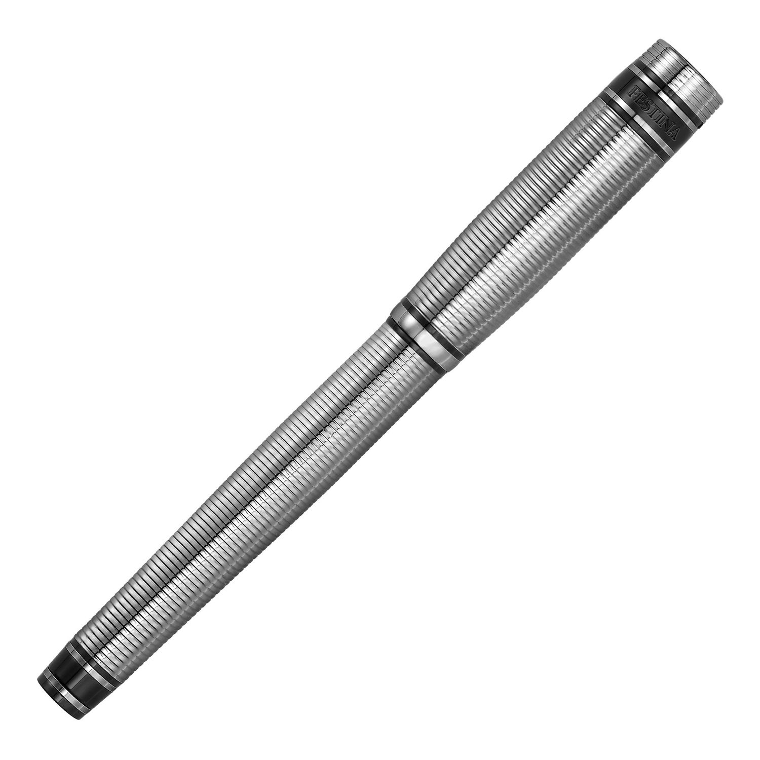 Wieczne pióro Bold Stripe Chrome & Gun - obrazek 5