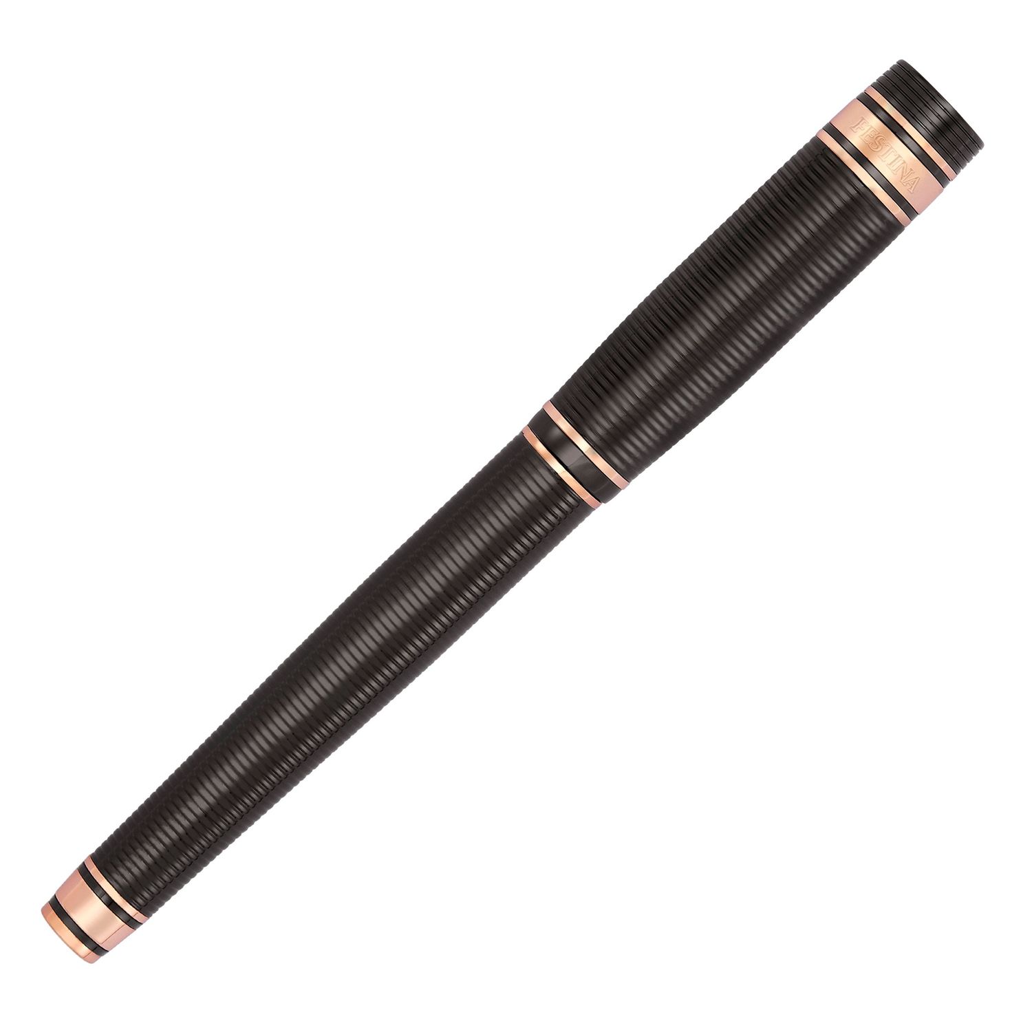 Wieczne pióro Bold Stripe Gun & Rosegold - obrazek 6