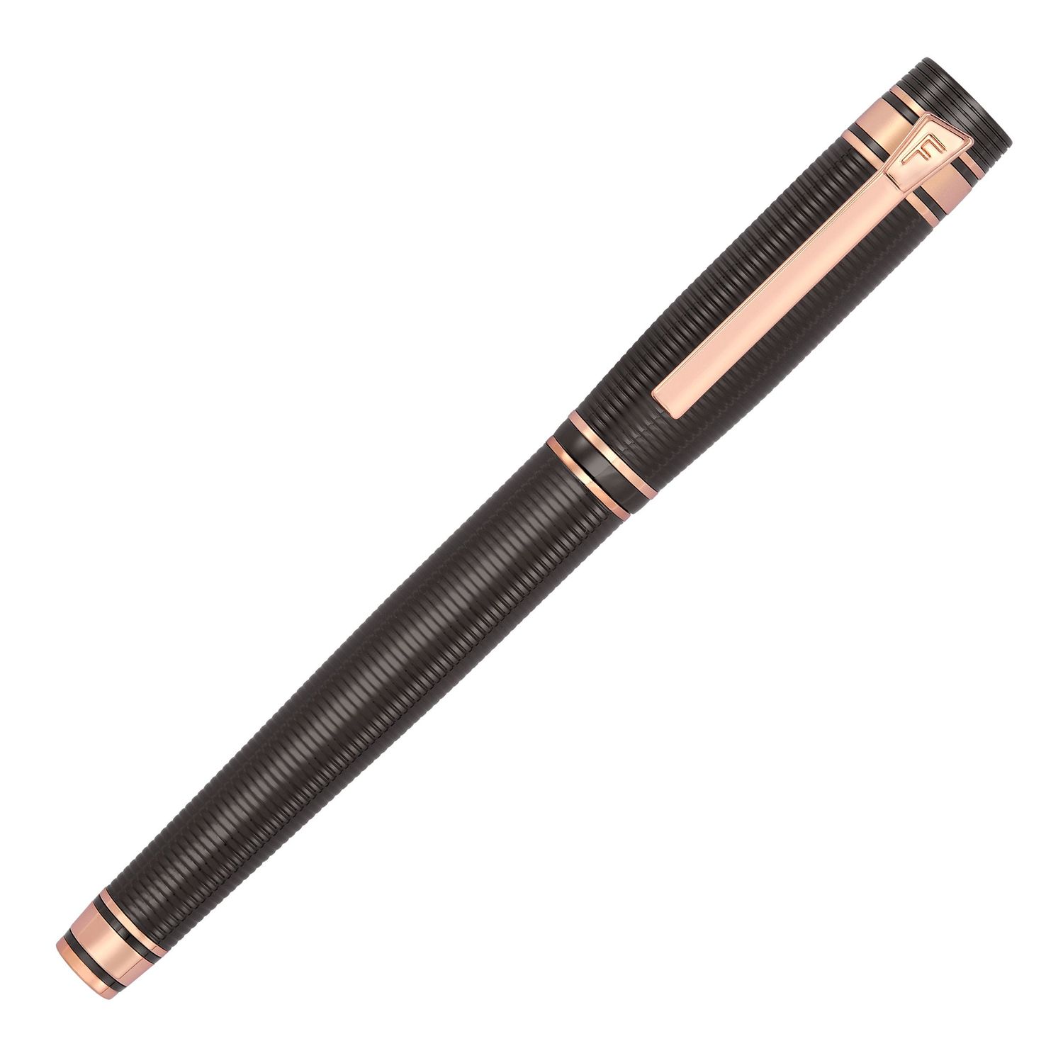 Wieczne pióro Bold Stripe Gun & Rosegold - obrazek 3