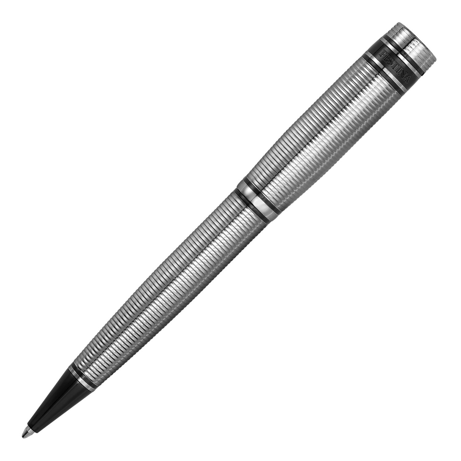 pióro kulkowe Bold Stripe Chrome & Gun - obrazek 4
