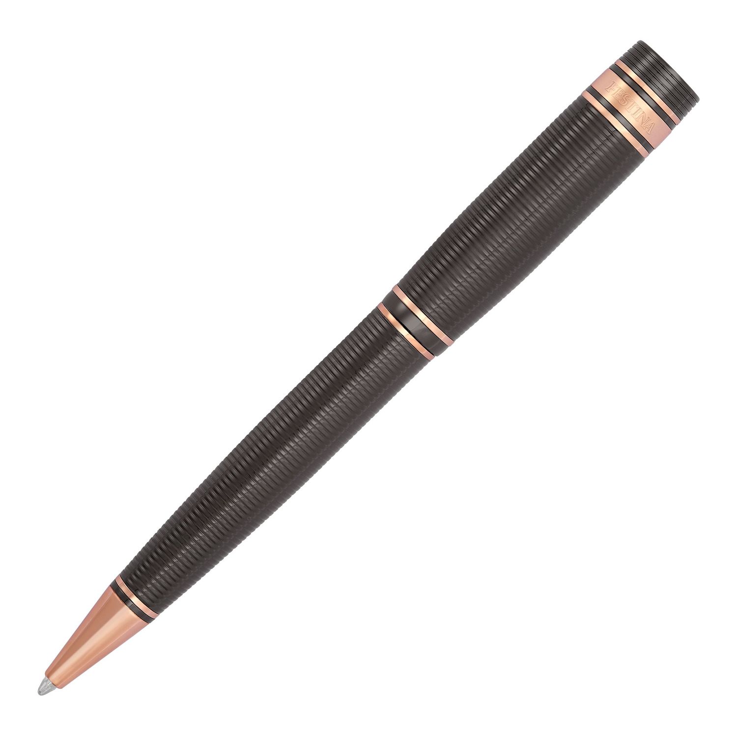 pióro kulkowe Bold Stripe Gun & Rosegold - obrazek 5