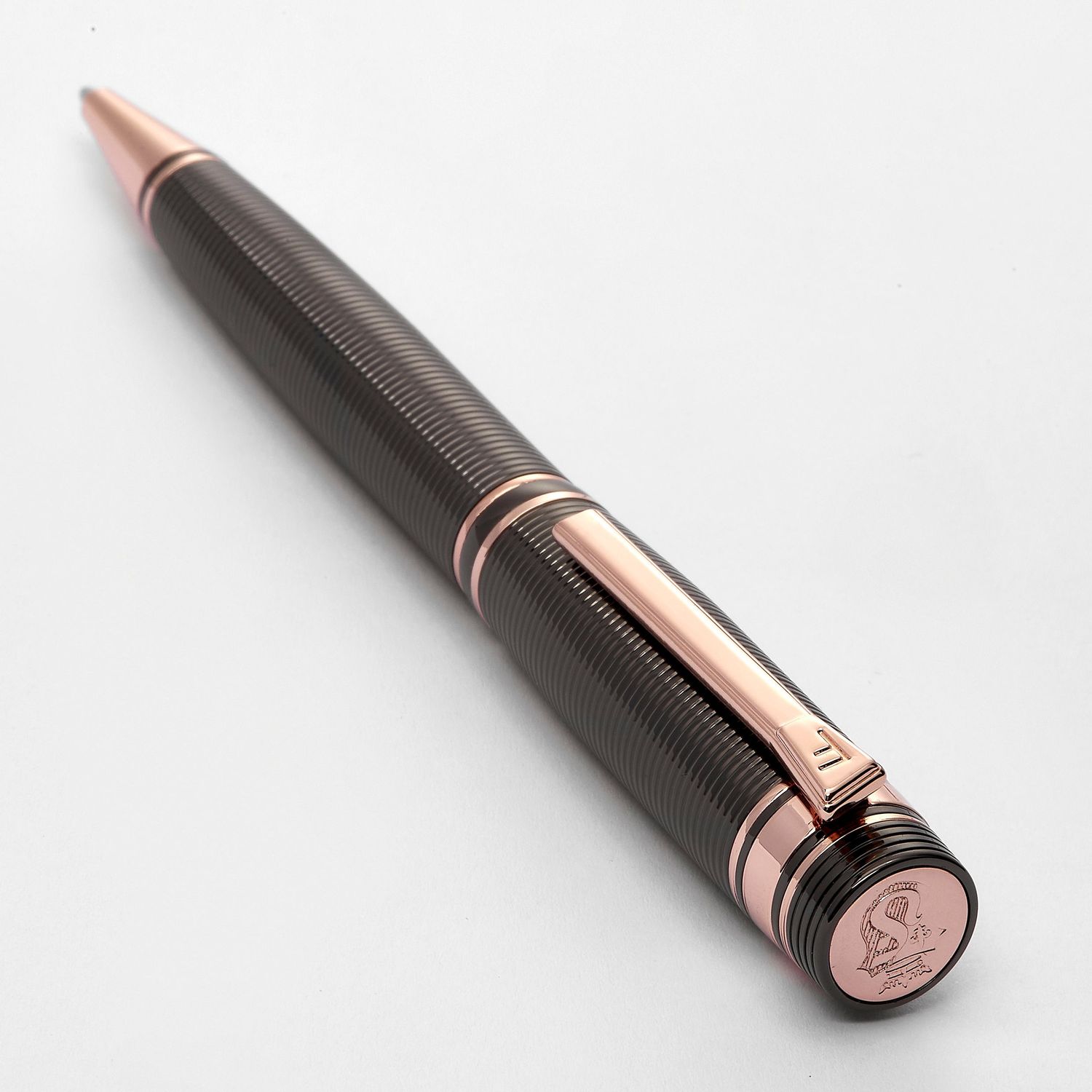 pióro kulkowe Bold Stripe Gun & Rosegold - obrazek 2