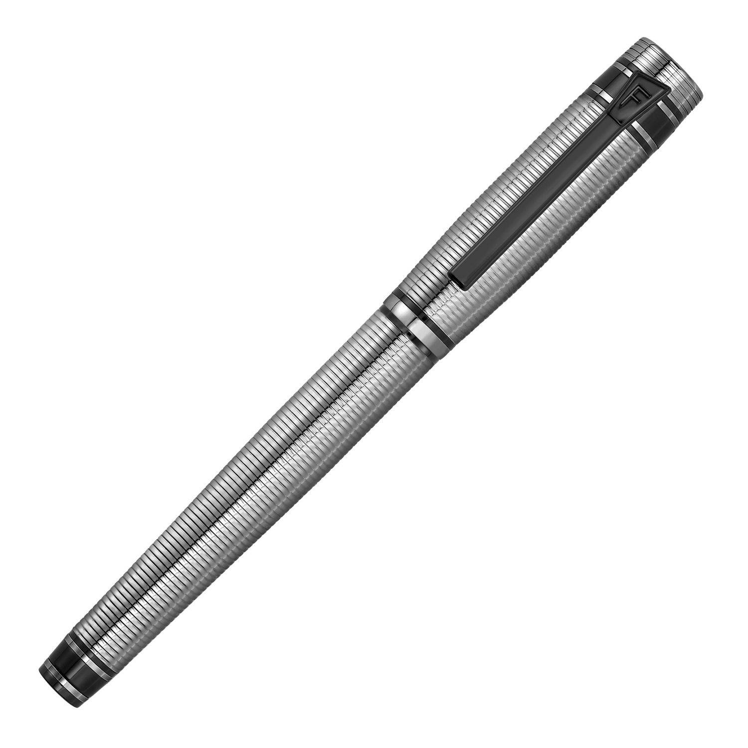 Pióro kulkowe Bold Stripe Chrome & Gun - obrazek 2