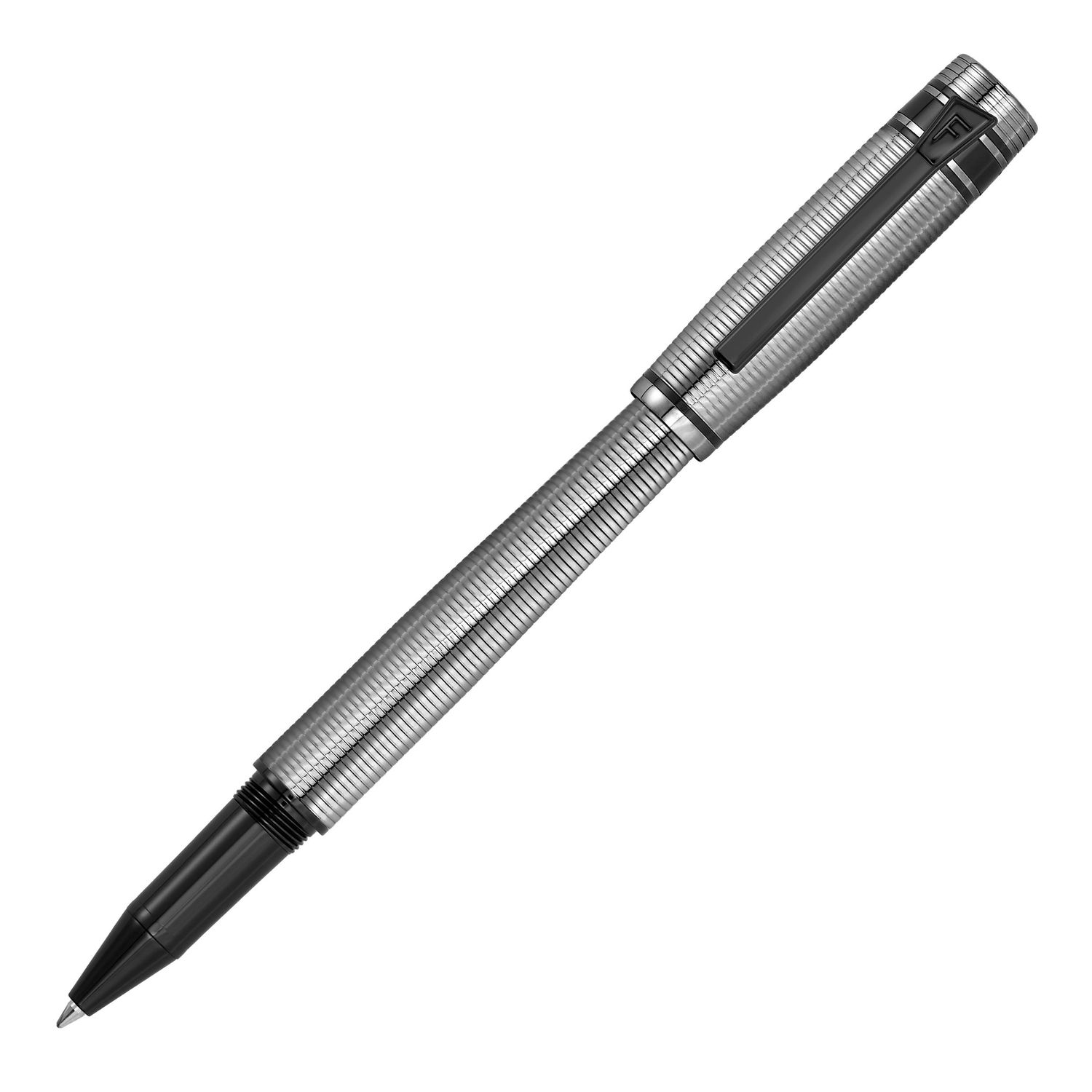 Pióro kulkowe Bold Stripe Chrome & Gun - obrazek 3