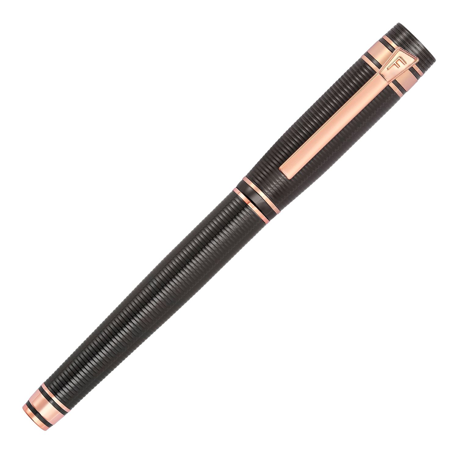 Pióro kulkowe Bold Stripe Gun & Rosegold - obrazek 2