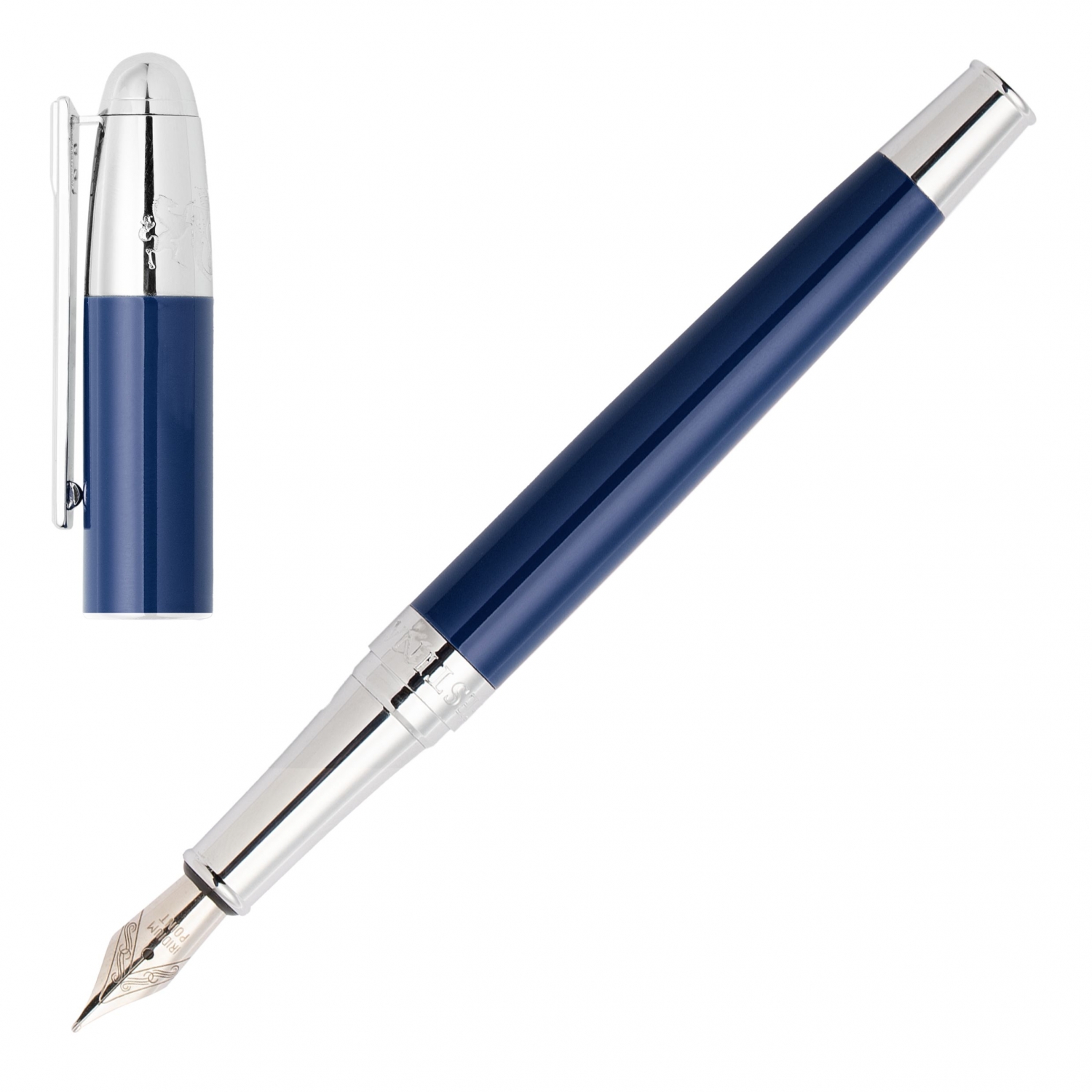 Wieczne pióro Classicals Chrome Blue - obrazek 2