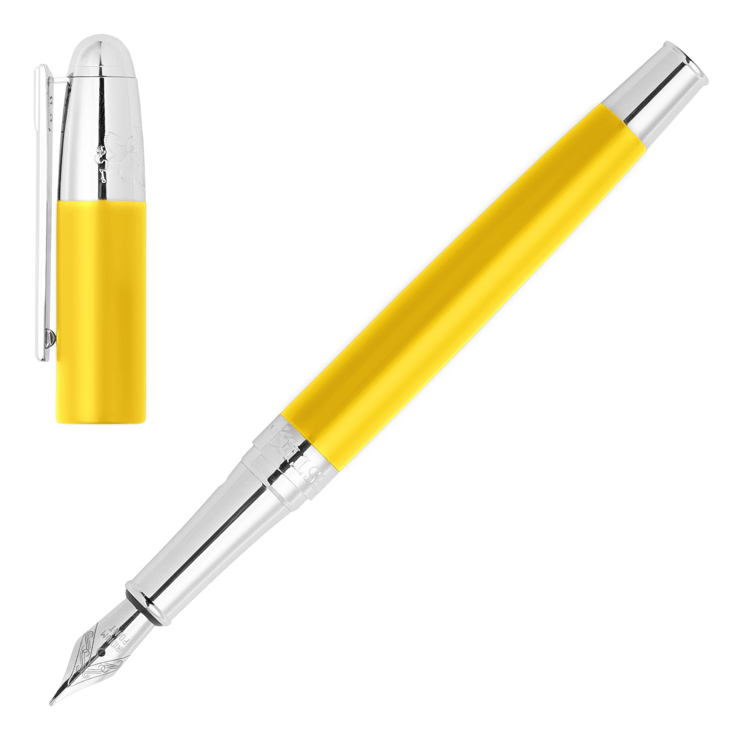 Wieczne pióro Classicals Chrome Yellow - obrazek 4