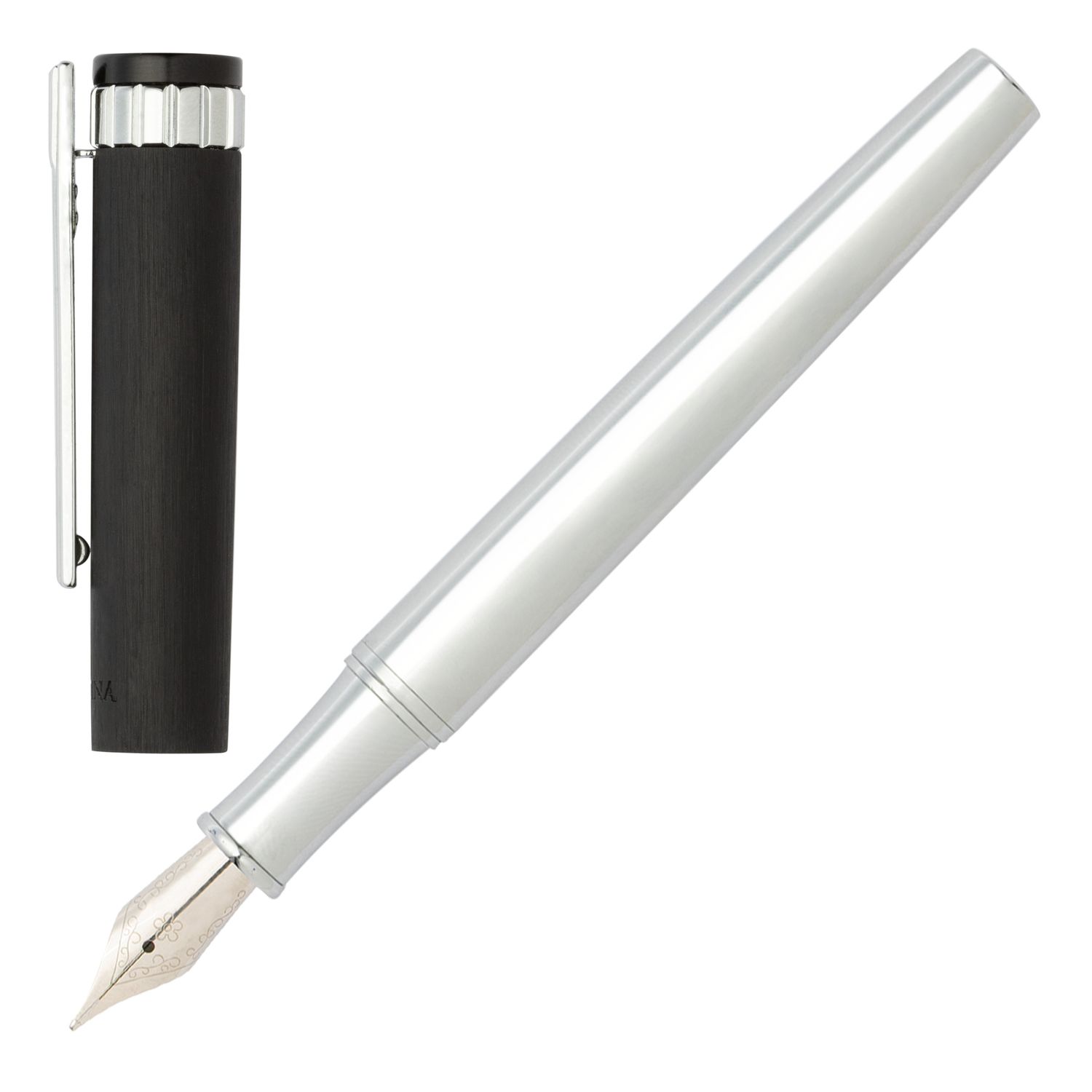 Wieczne pióro Prestige Chrome Black - obrazek 2