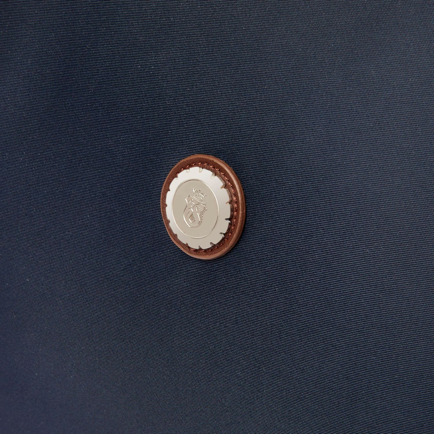 Torba podróżna Button Navy & Brown - obrazek 6