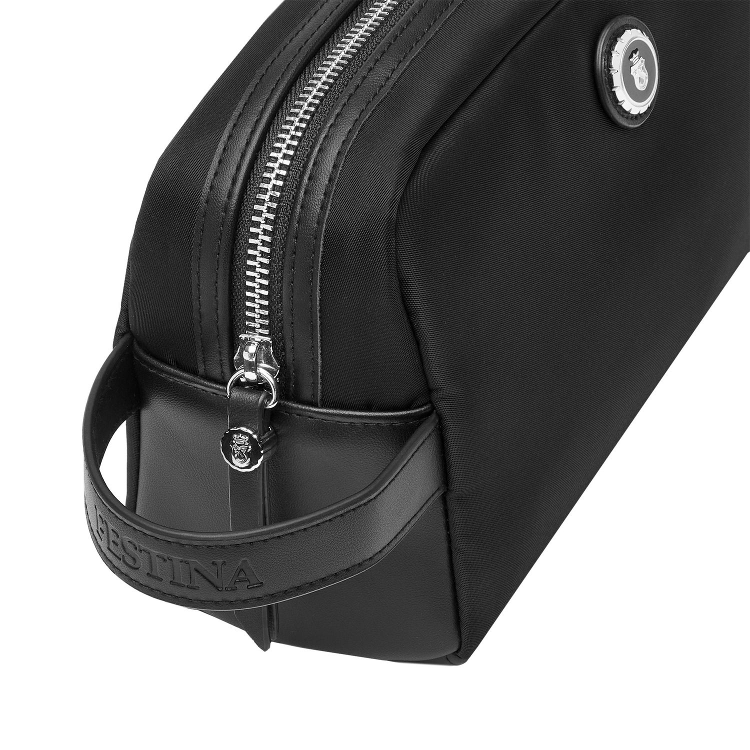 Neseser Button Black - obrazek 3