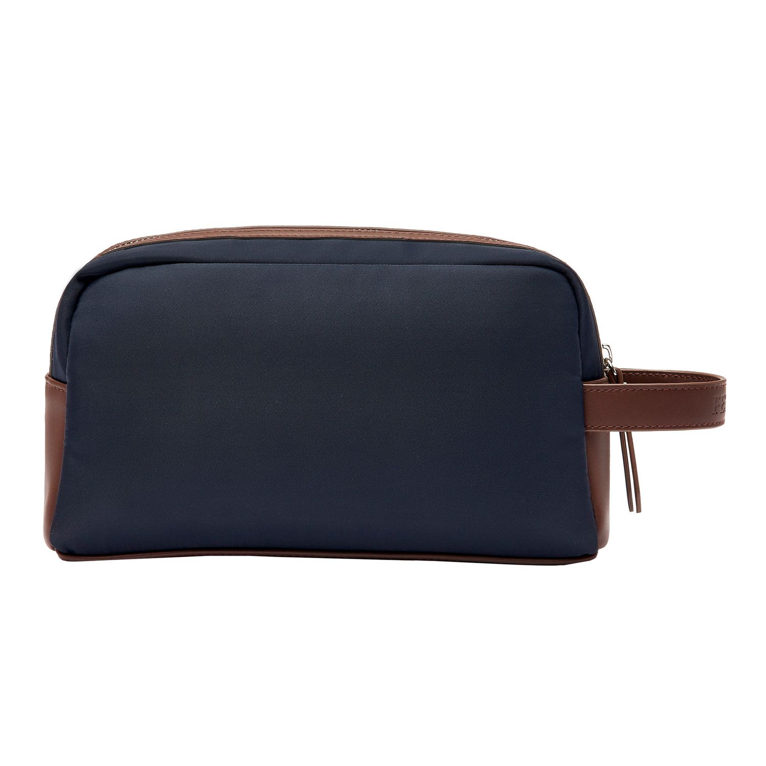 Neseser Button Navy & Brown - obrazek 7