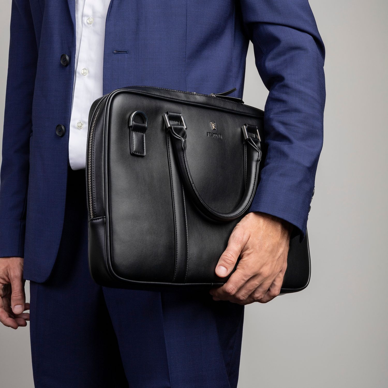 Torba na komputer Classicals Black - obrazek 5