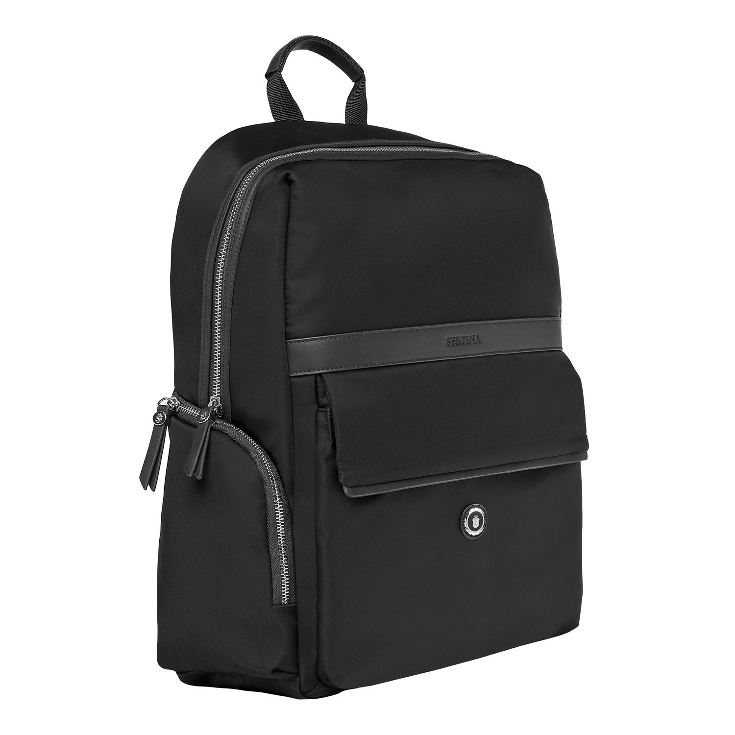 Plecak Button Black - obrazek 5