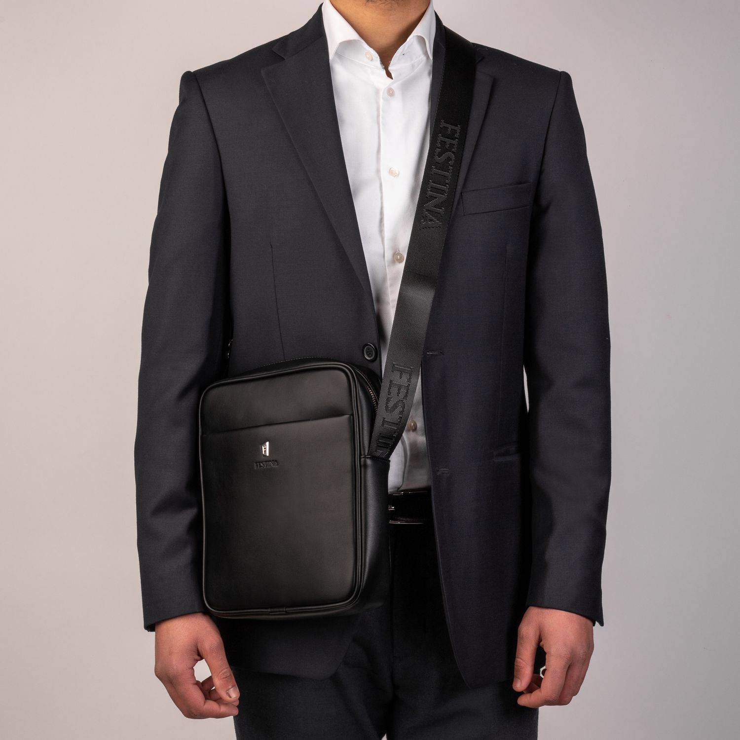 Torba reporterska Classicals Black - obrazek 3