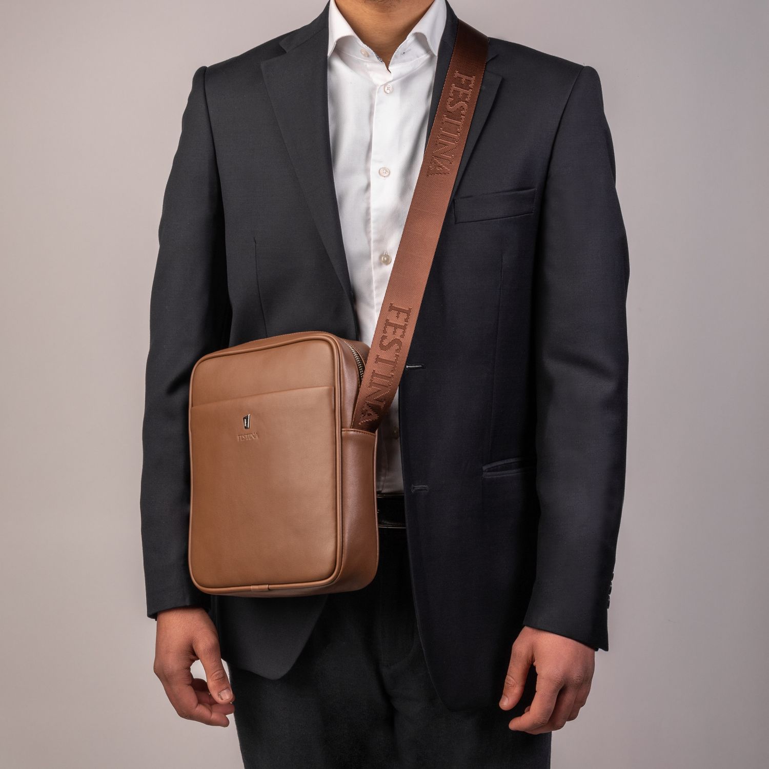 Torba reporterska Classicals Camel - obrazek 3