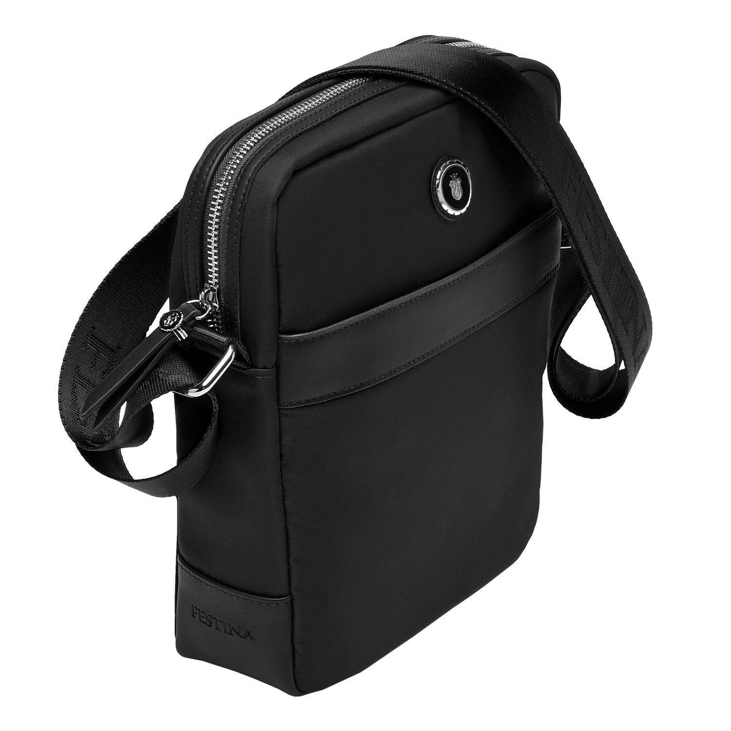 Torba reporterska Button Black - obrazek 5
