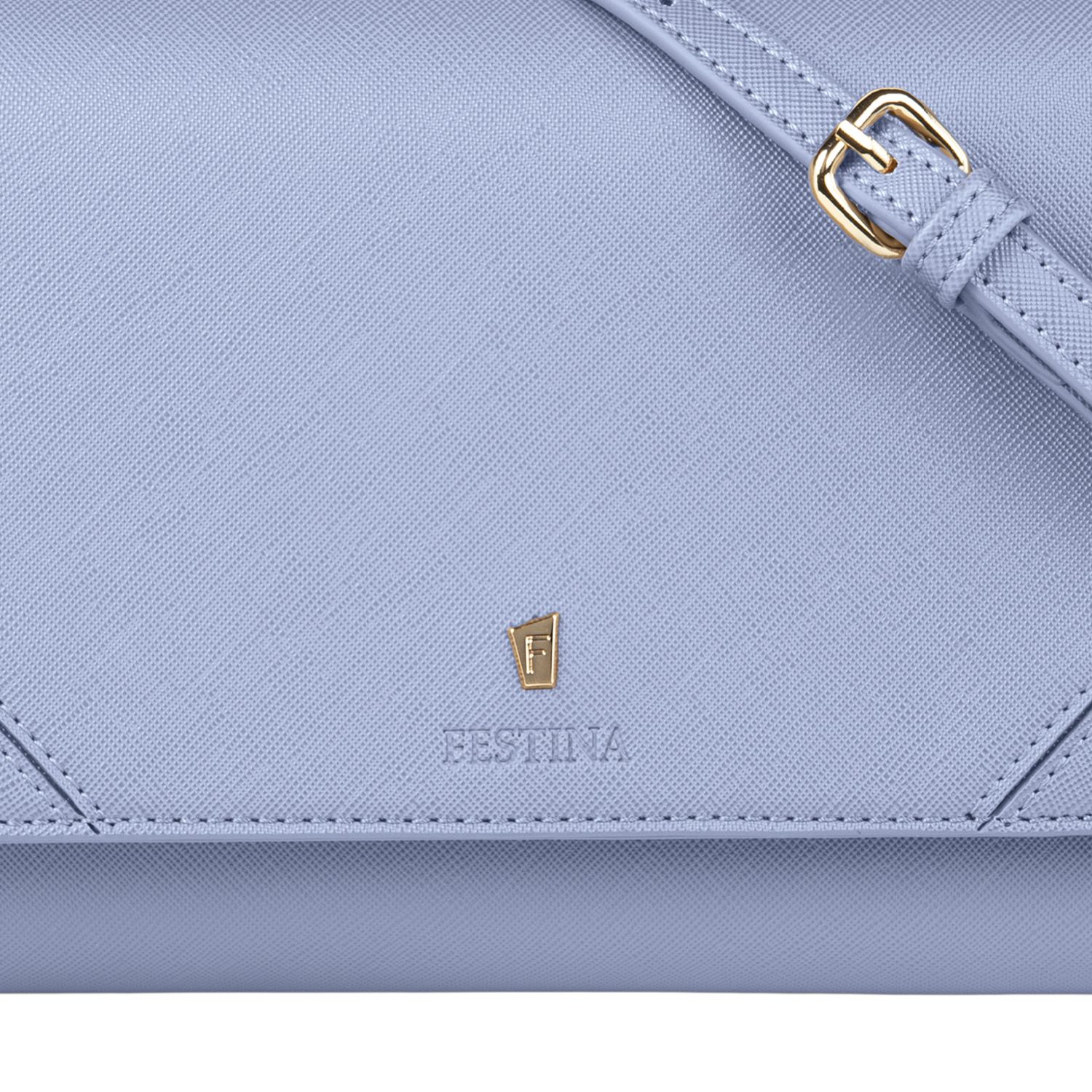 Damska torebka Mademoiselle Light Blue - obrazek 6