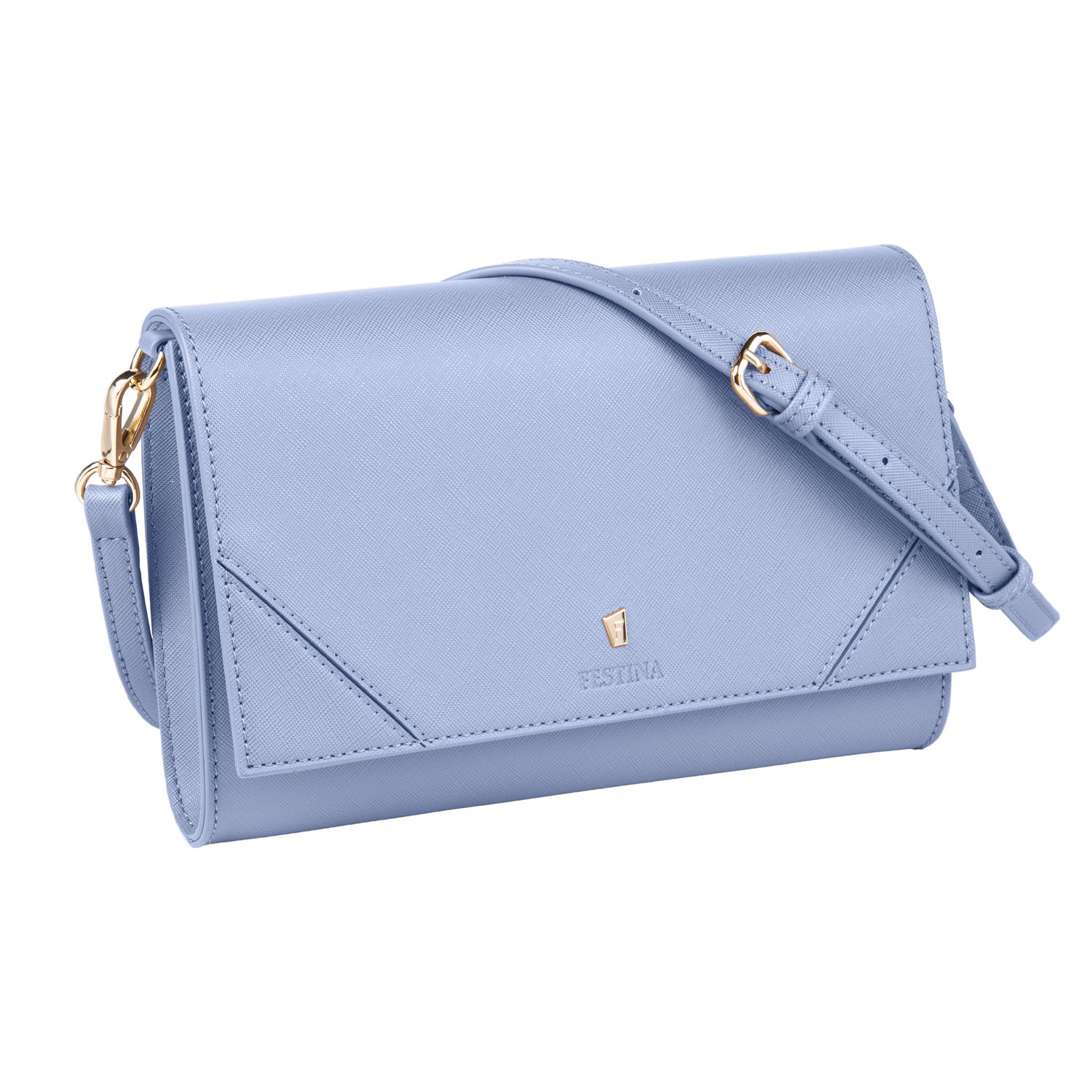 Damska torebka Mademoiselle Light Blue - obrazek 2