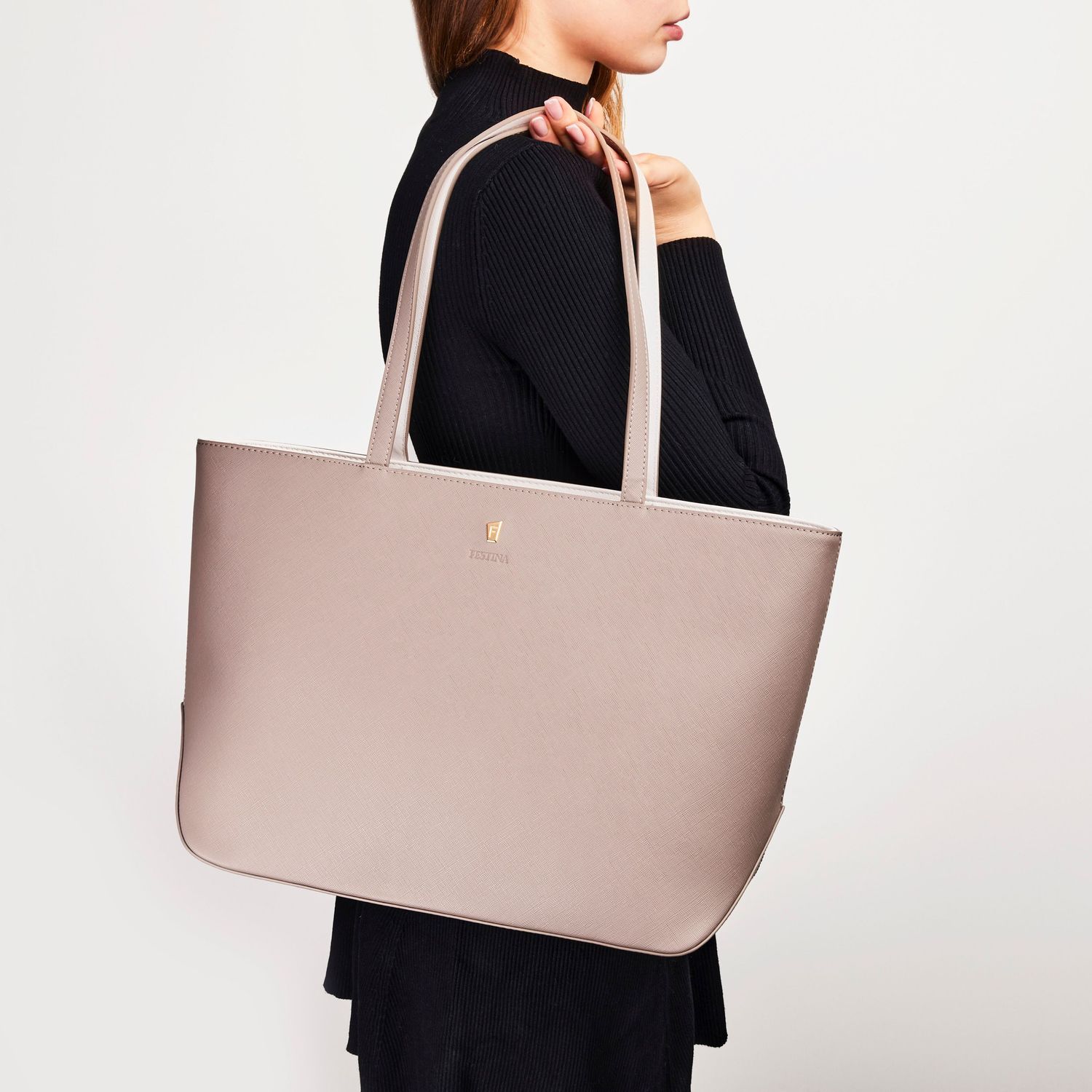 Damska torebka Mademoiselle Beige - obrazek 7