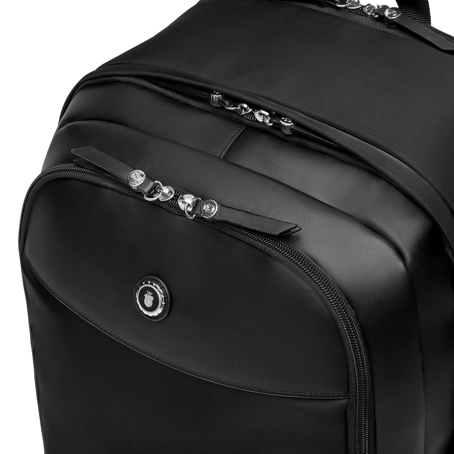 Plecak Button Black - obrazek 3