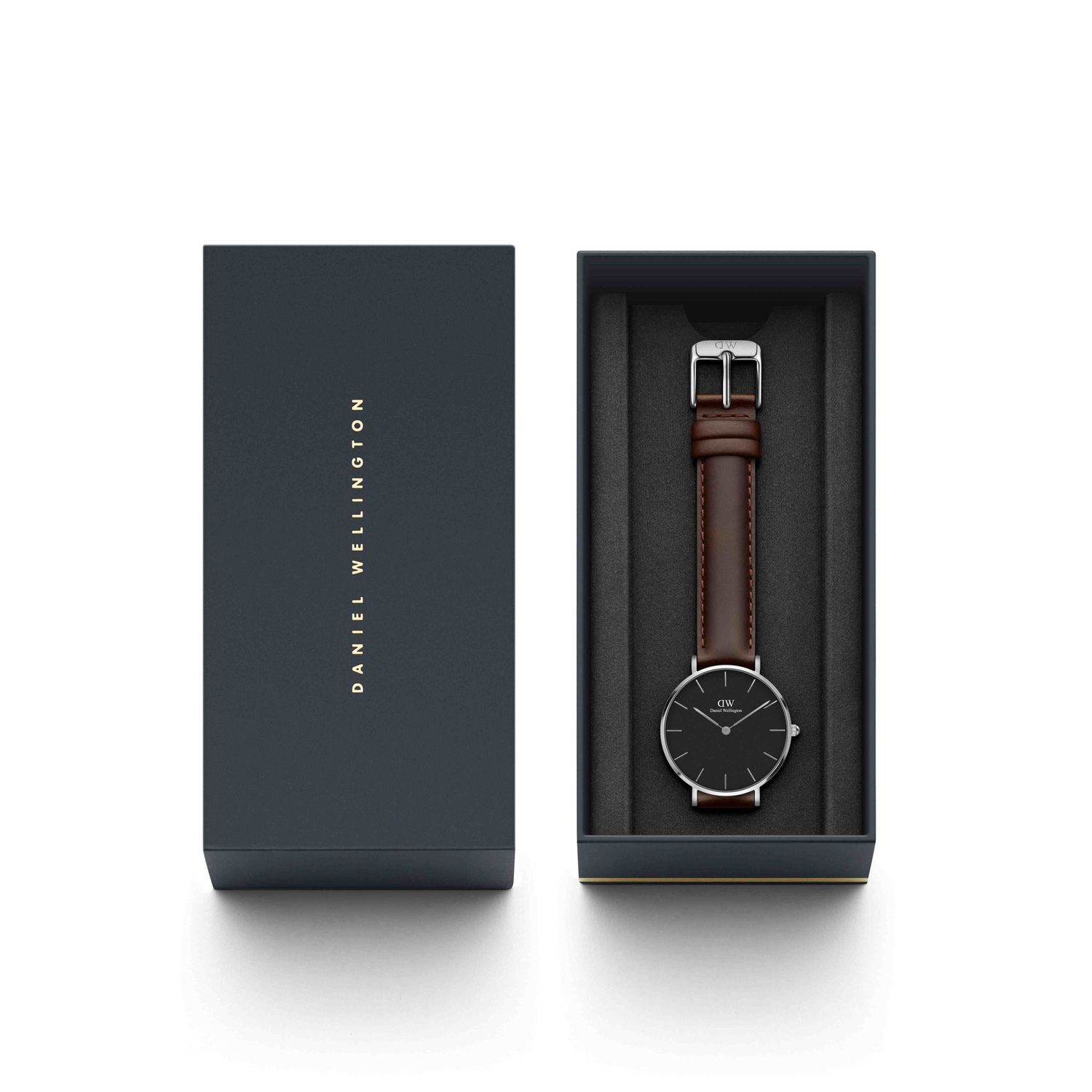 Zegarek Petite Bristol Silver&Black D32 - obrazek 7