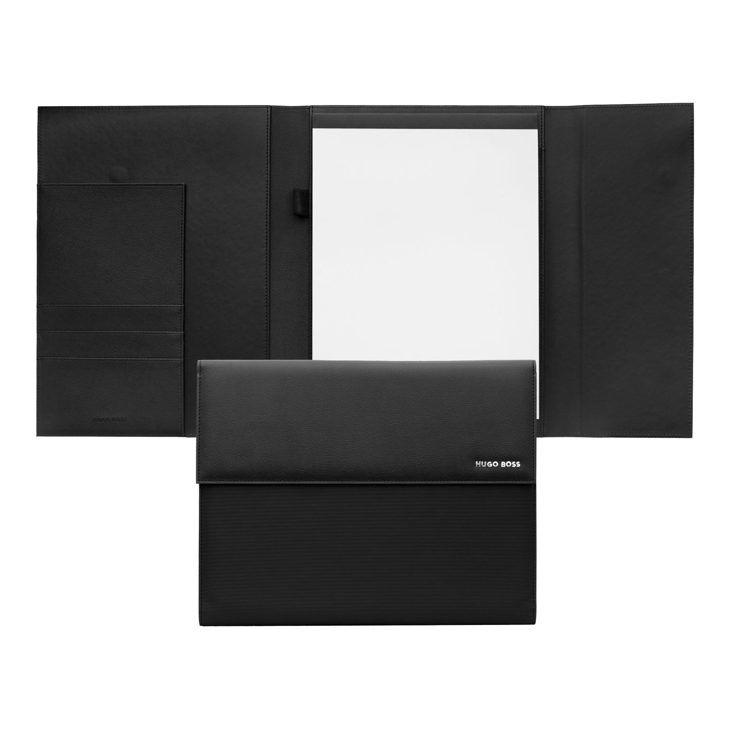 TeczkaA4 Pinstripe Black