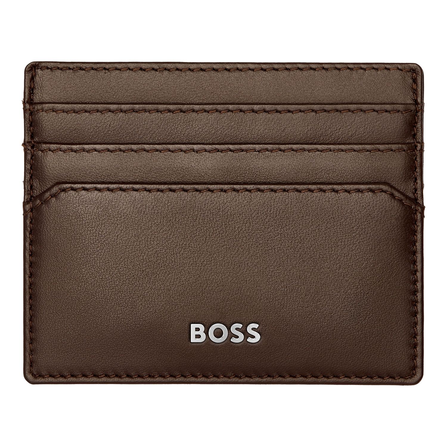 Etui na karty Classic Smooth Brown - obrazek 2