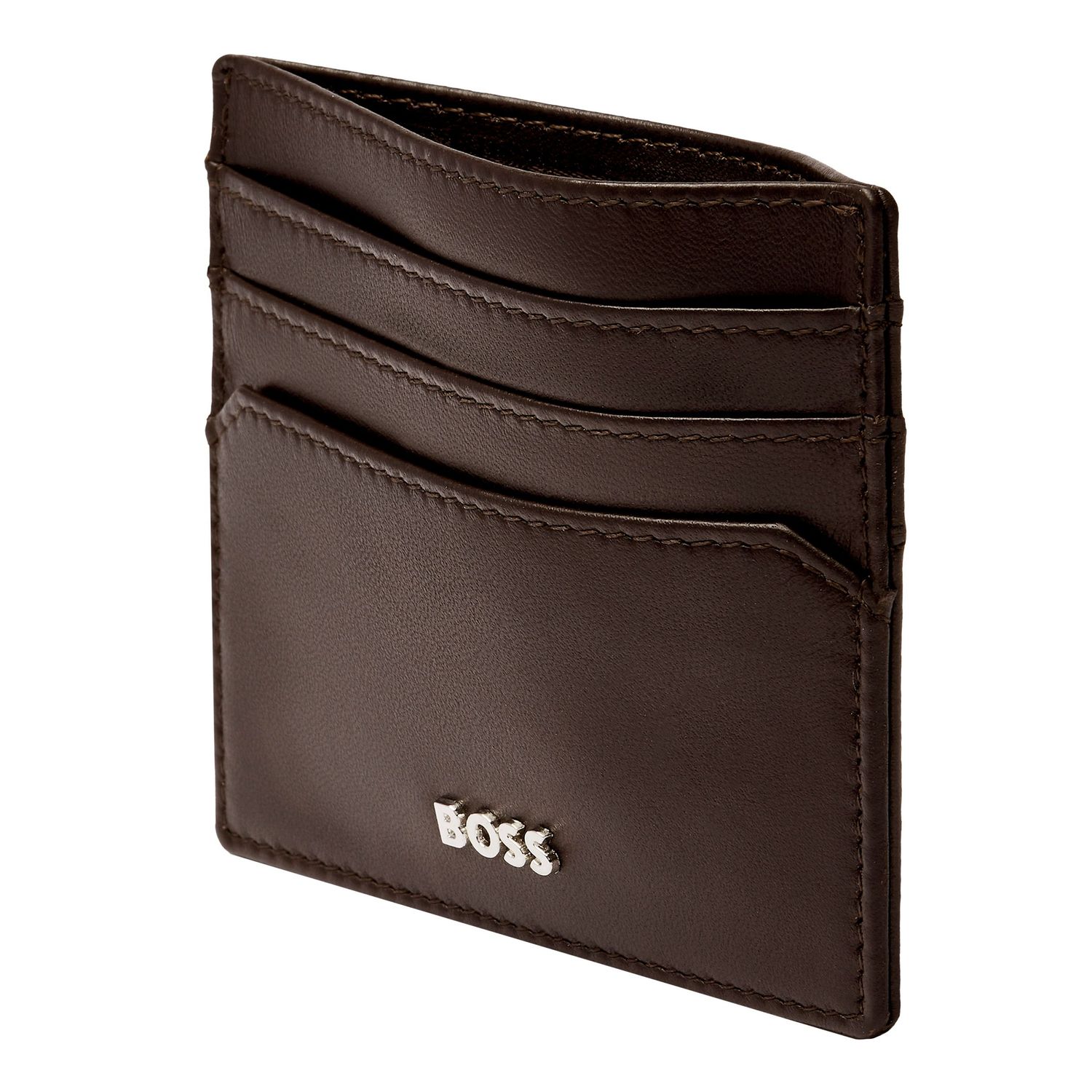 Etui na karty Classic Smooth Brown - obrazek 3