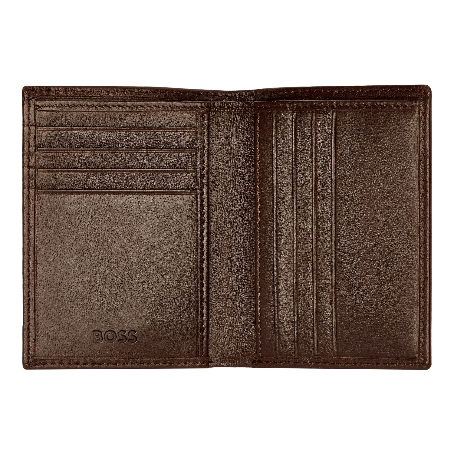 Etui na karty Classic Smooth Brown - obrazek 2