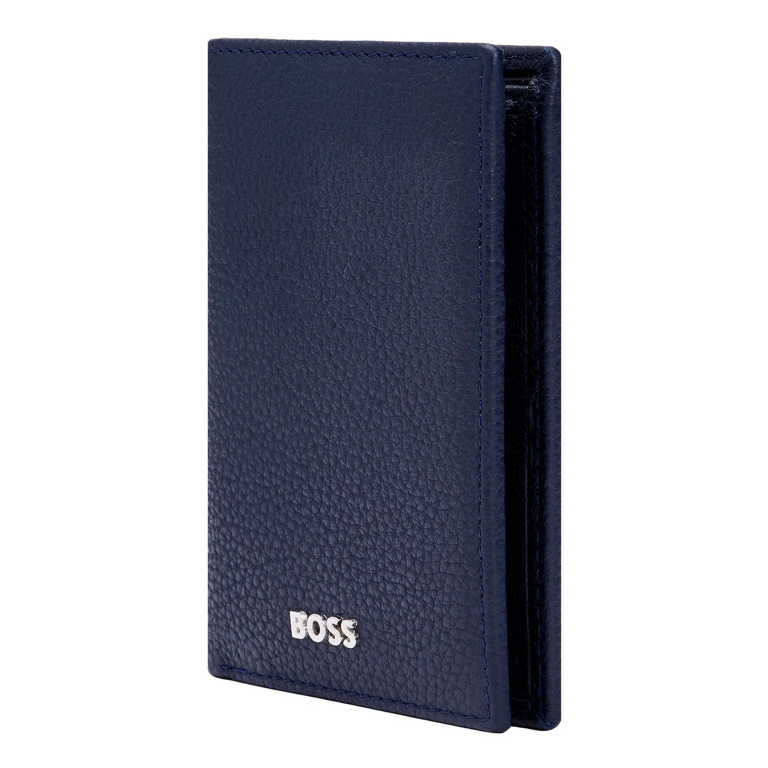 Podwójne etui na karty Classic Grained Navy - obrazek 4