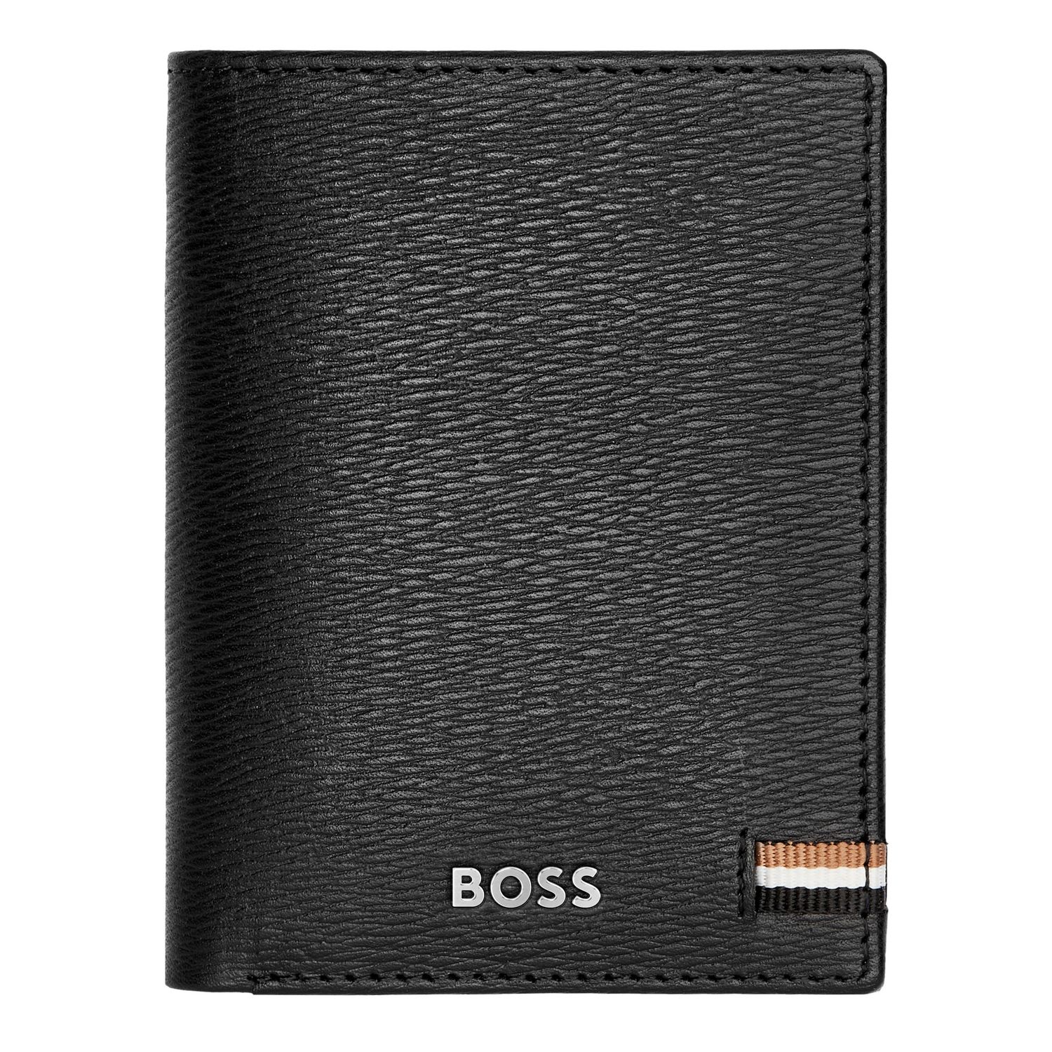 Card holder with flap Iconic Black - obrazek 2