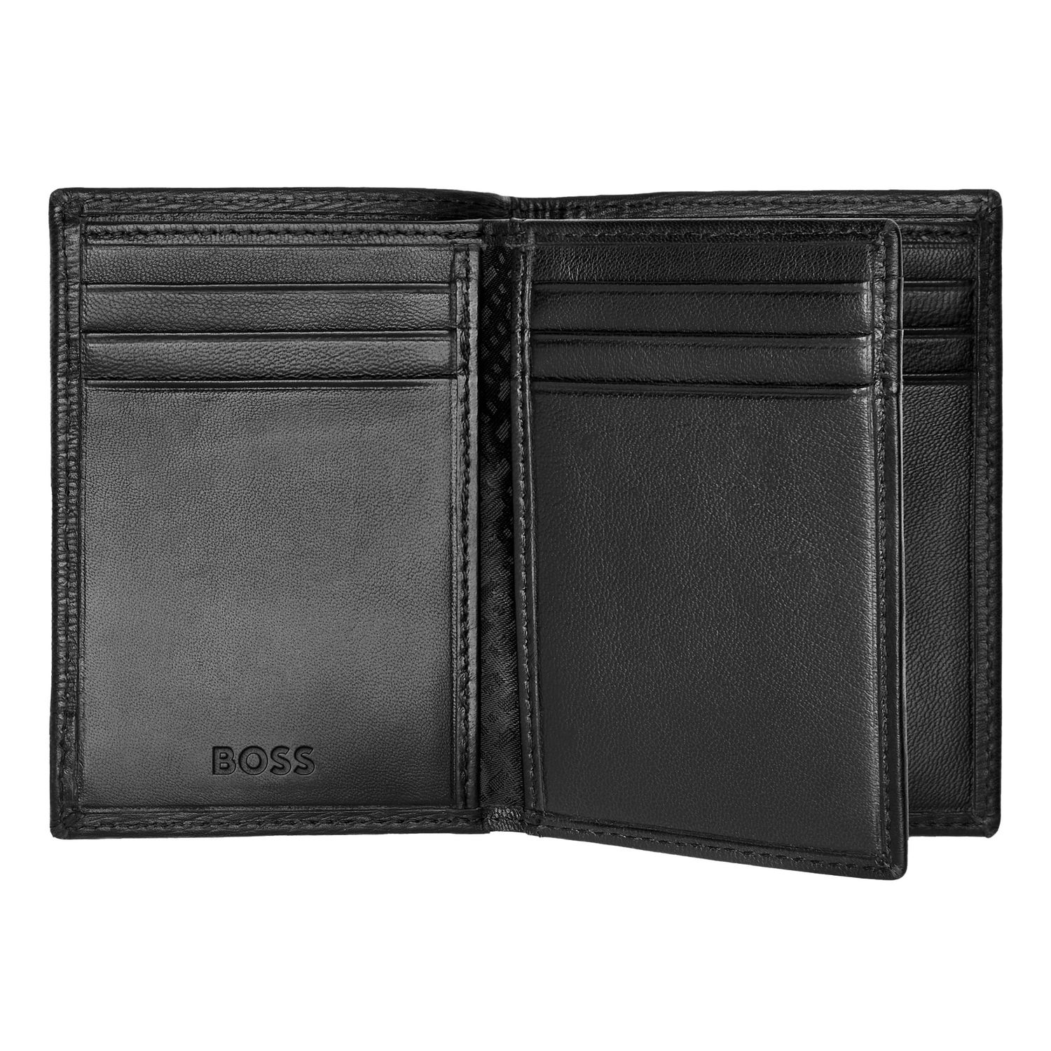 Card holder with flap Iconic Black - obrazek 3
