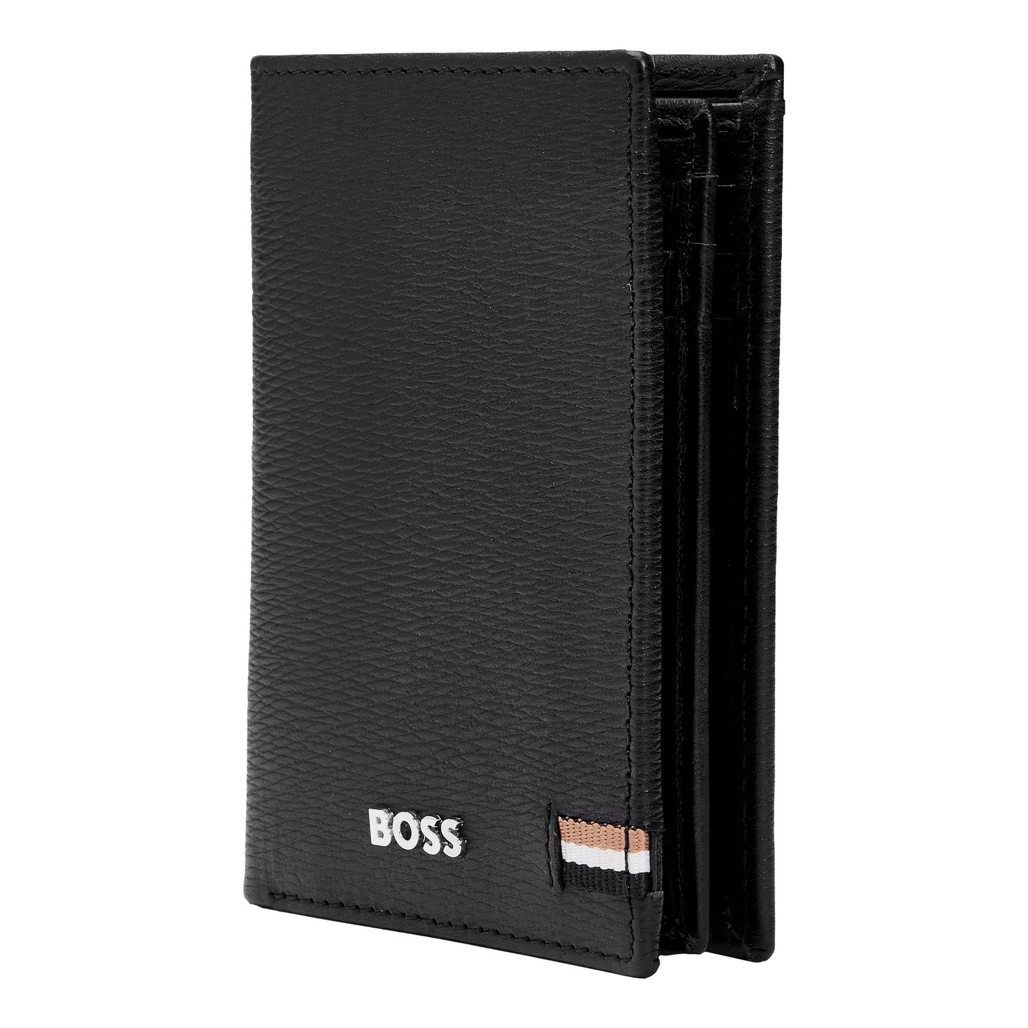 Card holder with flap Iconic Black - obrazek 4