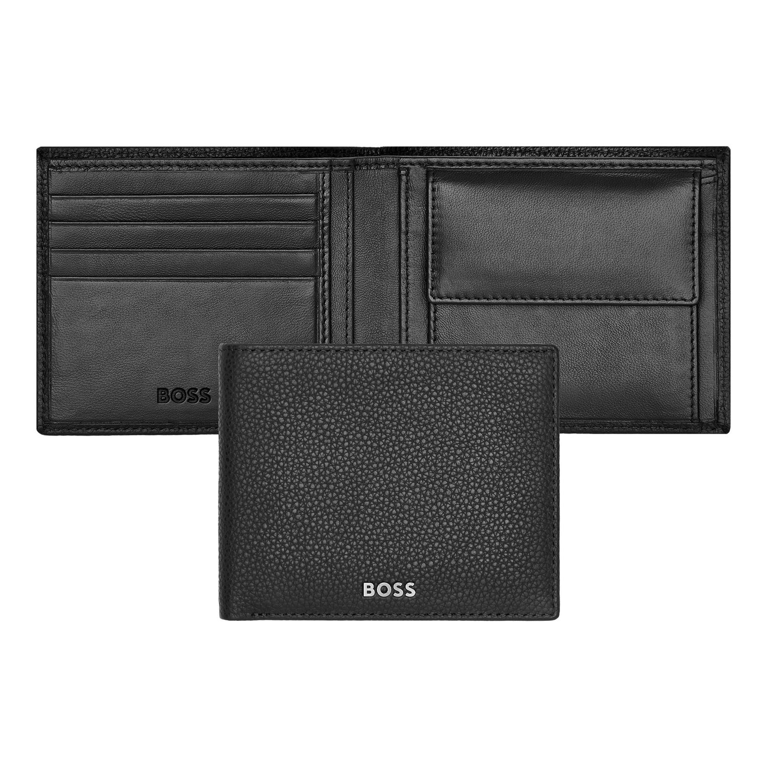 Portfel Classic Grained Black