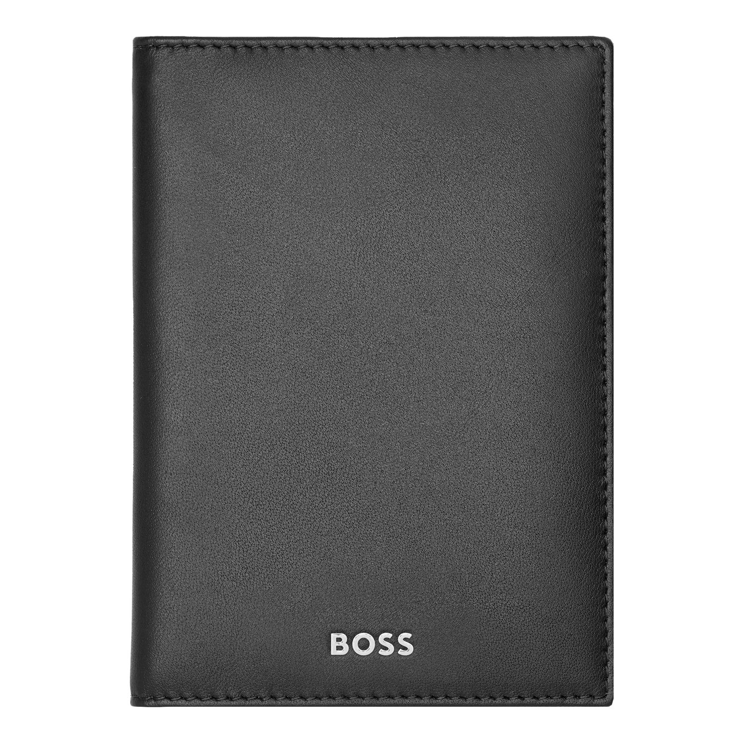 Etui na paszport Classic Smooth Black - obrazek 2
