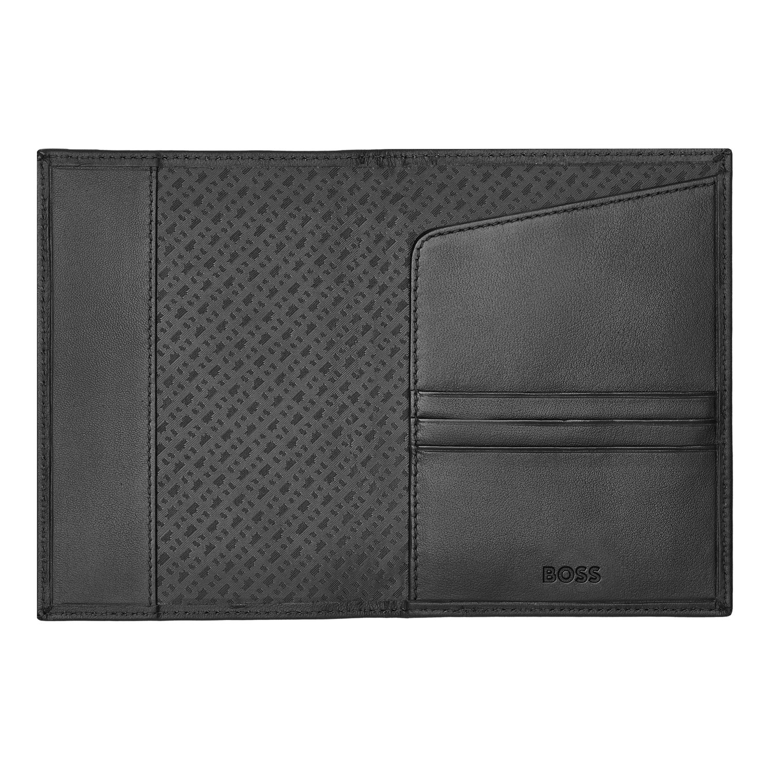 Etui na paszport Classic Smooth Black - obrazek 3