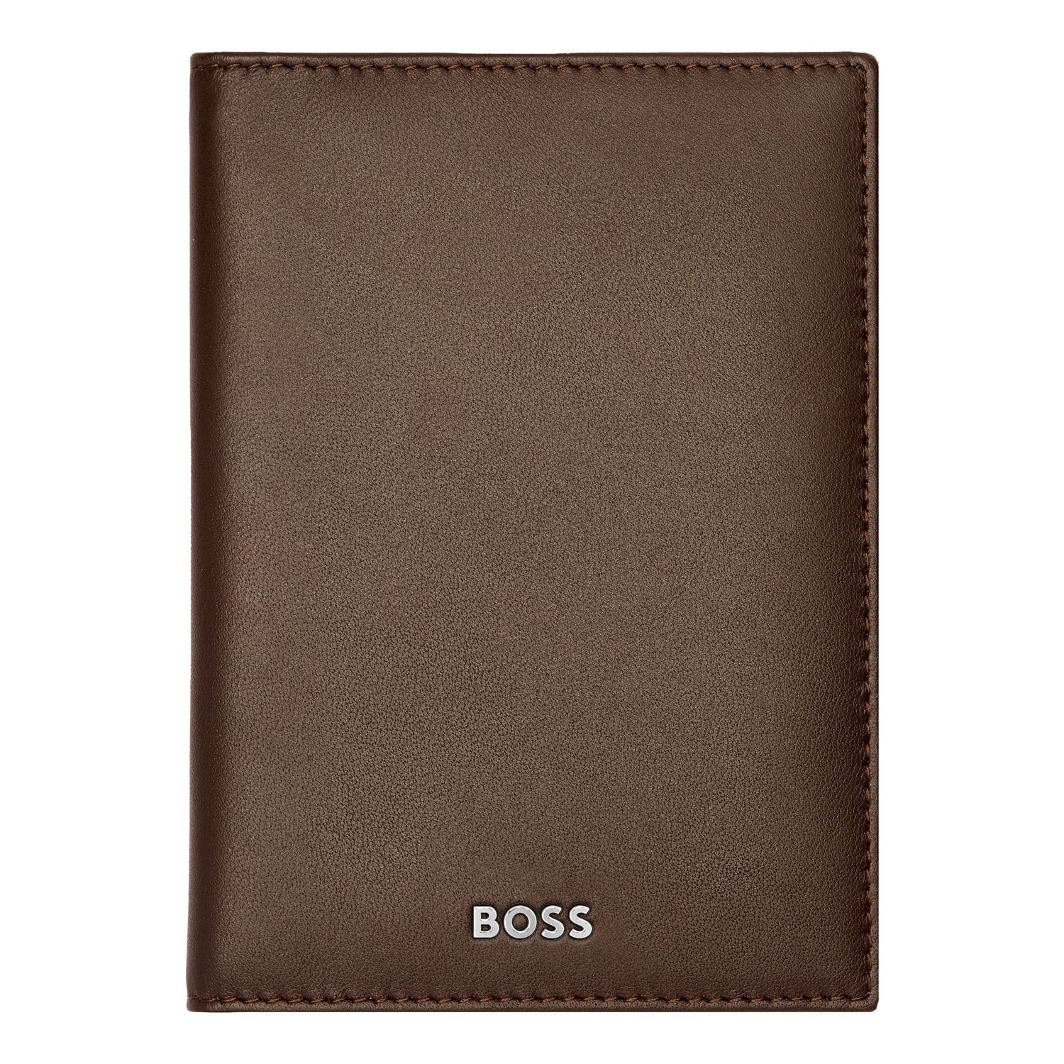 Etui na paszport Classic Smooth Brown - obrazek 2
