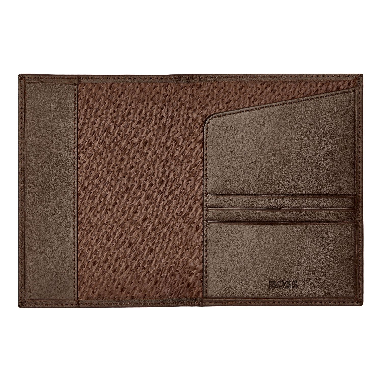 Etui na paszport Classic Smooth Brown - obrazek 3