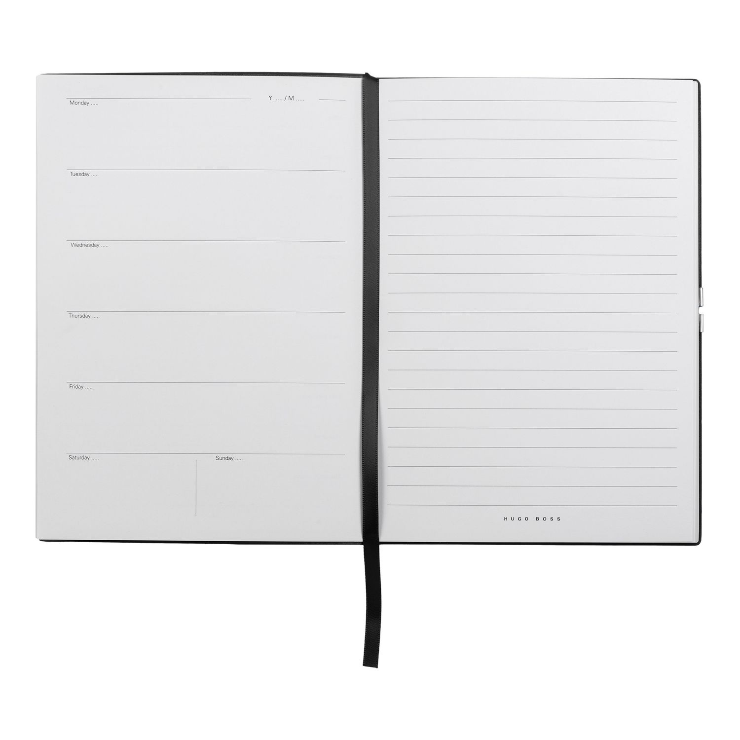 Notatnik A5 Elegance Black Agenda - obrazek 4