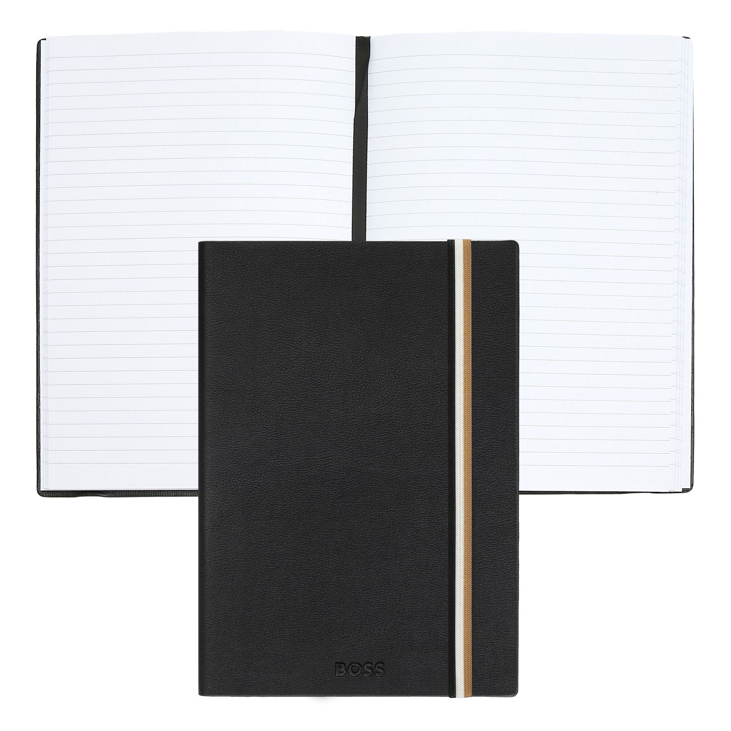 Notatnik A5 Iconic Black Lined