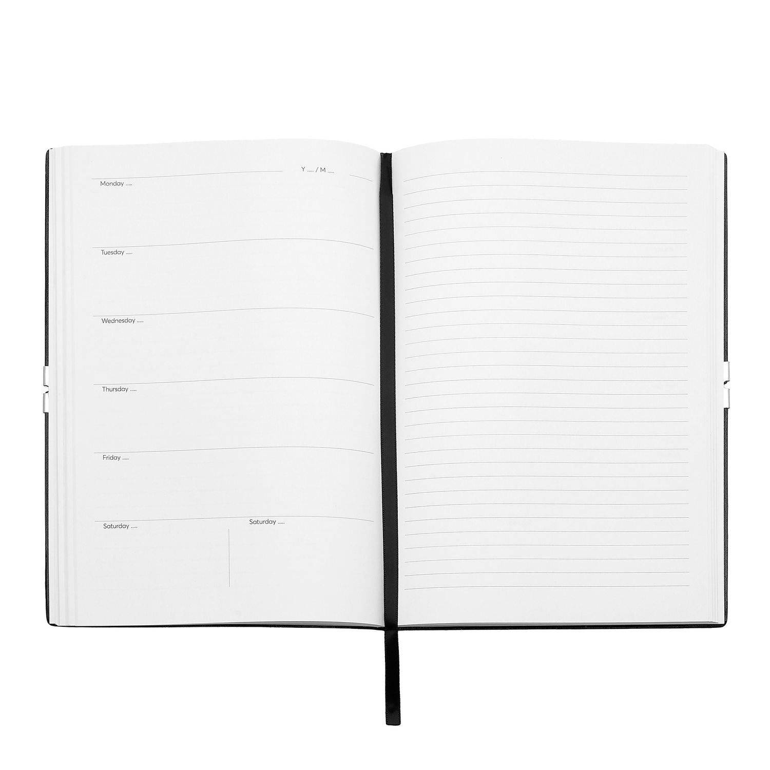 Notatnik A5 Iconic Black Agenda - obrazek 4