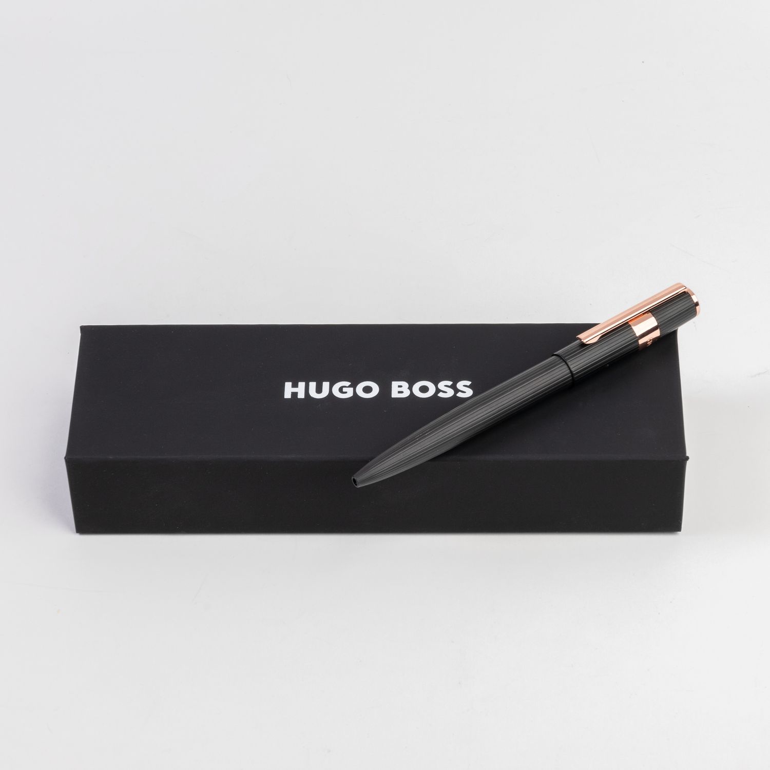 pióro kulkowe Gear Pinstripe Black / Rosegold - obrazek 2