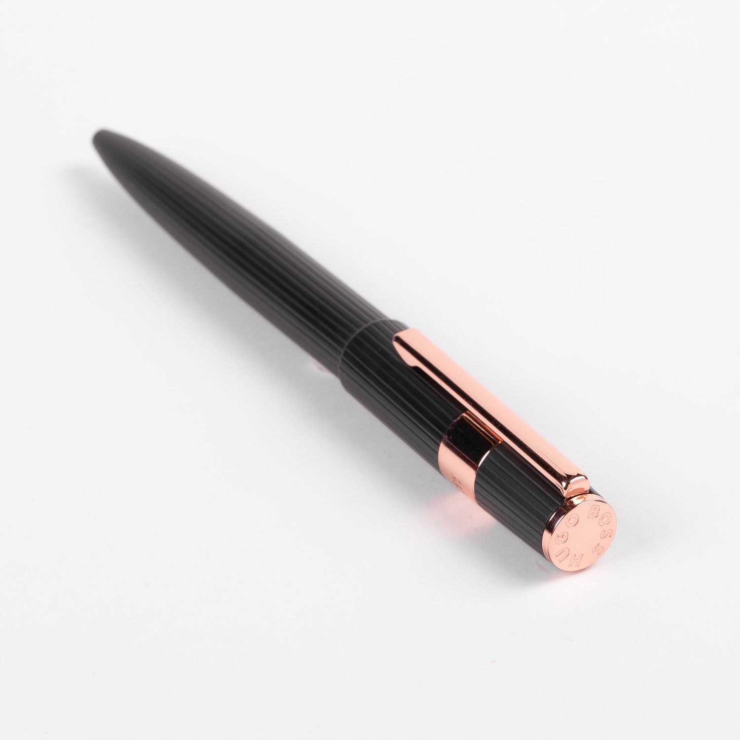 pióro kulkowe Gear Pinstripe Black / Rosegold - obrazek 4